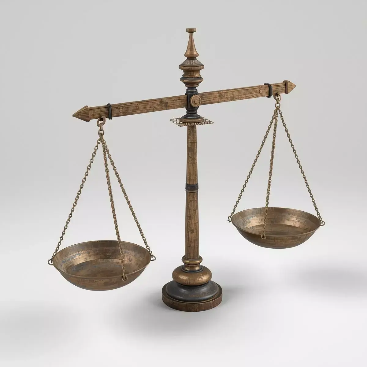 Ancient Egyptian Balance Scale 3D Prop Analysis Low-poly 3D model buy