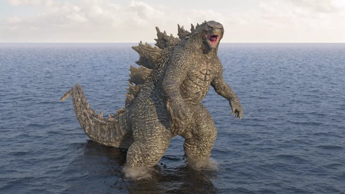 Monster Godzilla Rigged for Maya 3D model