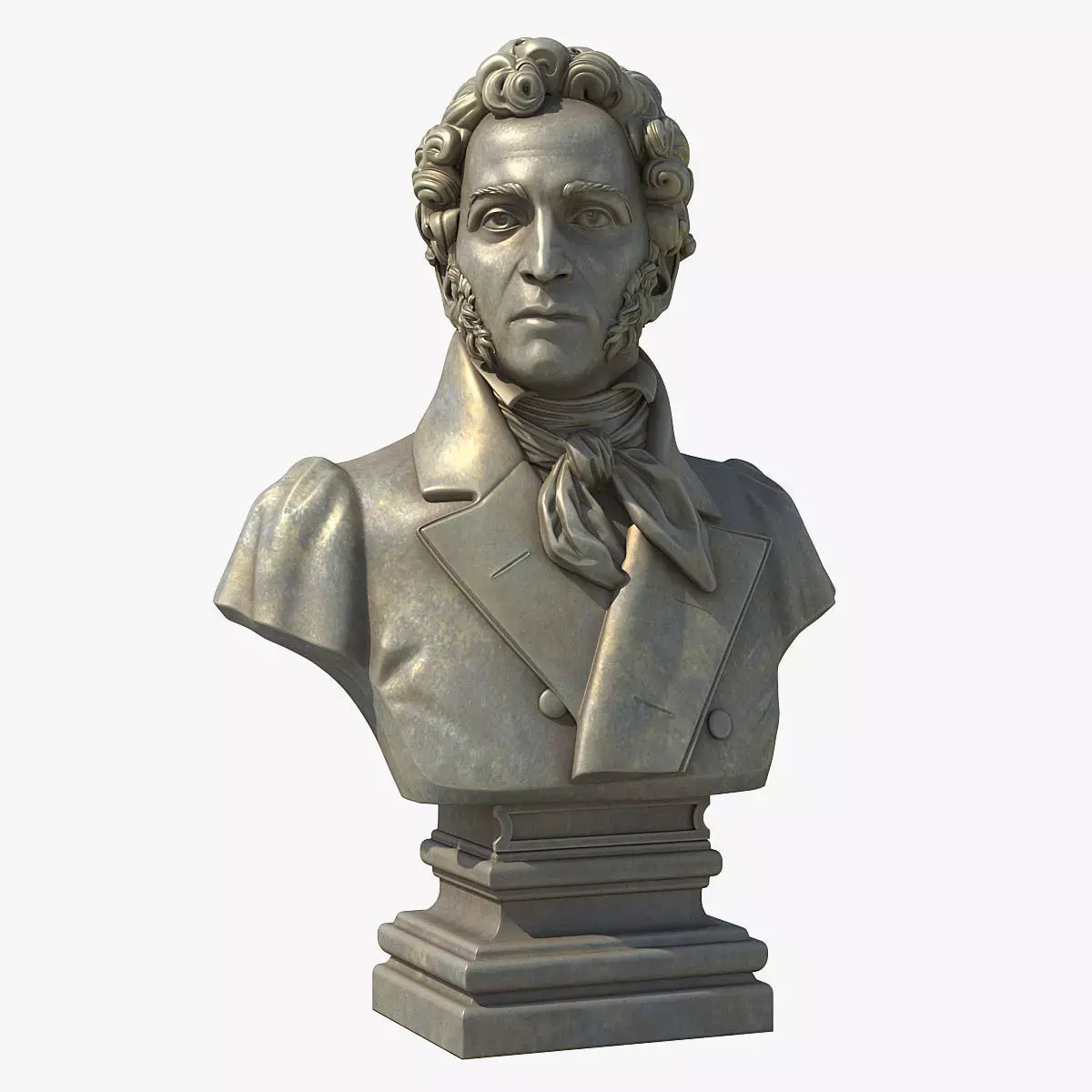 Alexander Sergeyevich Pushkin 3D model