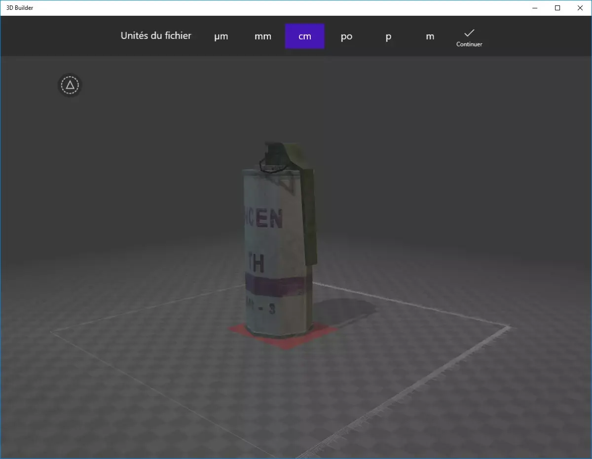 smock bomb- low ploy game-ready -homework Low-poly 3D model