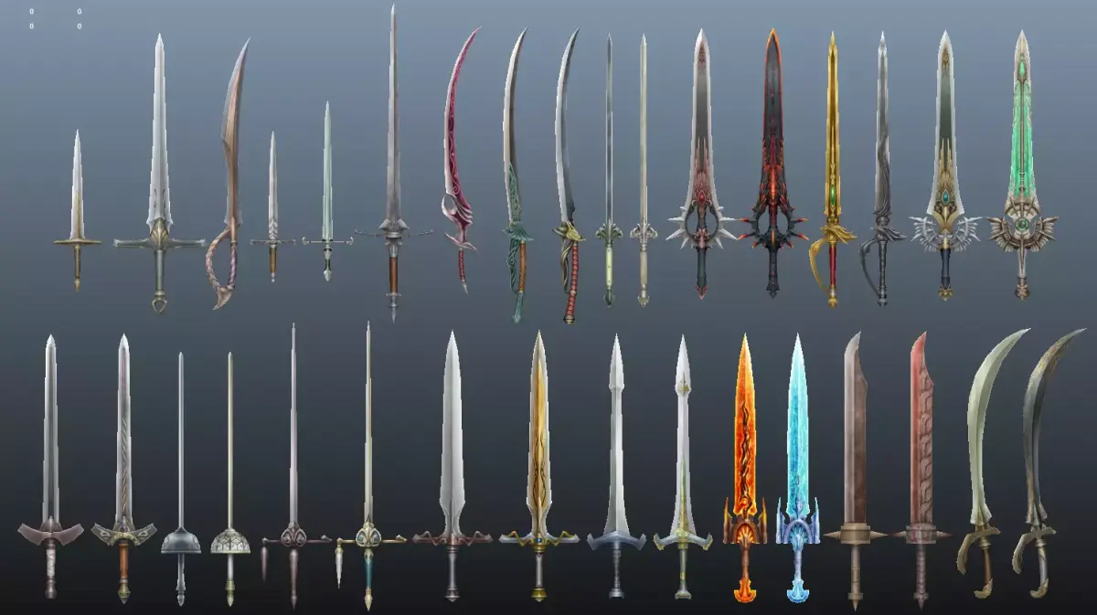 Ultimate Weapon Collection - 33 Weapons low-poly 3d model Low-poly 3D model