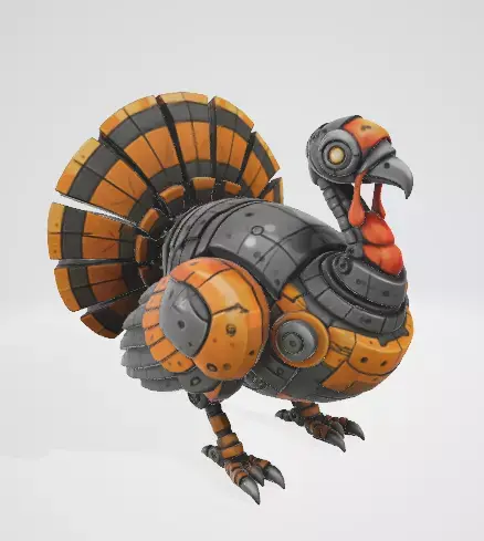 Mechanical Chicken 3D Model 3D model