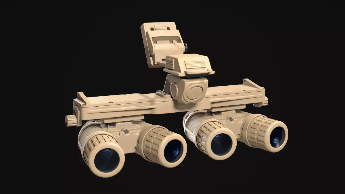 Night Vision Goggles PBG Game Ready Low-poly 3D model