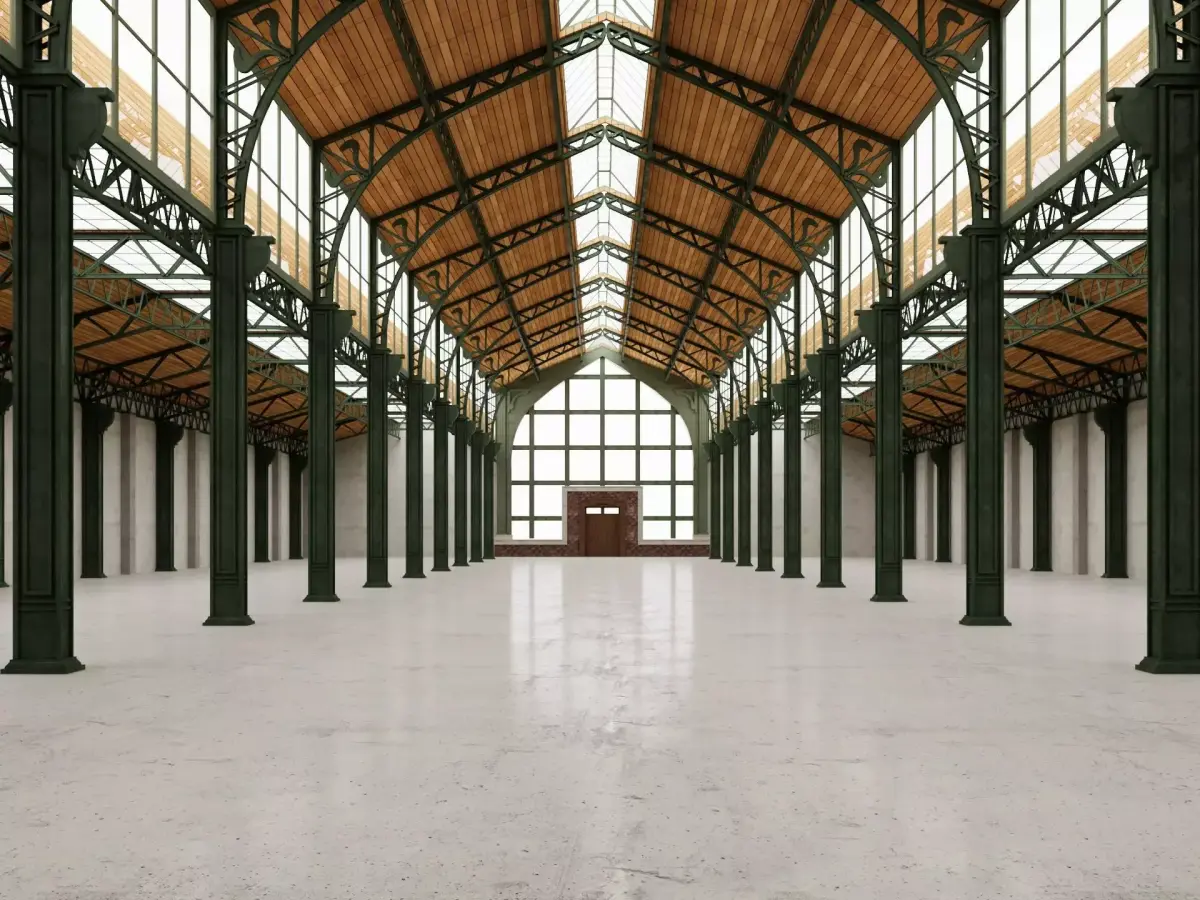 Warehouse Loft interior 3 3D model