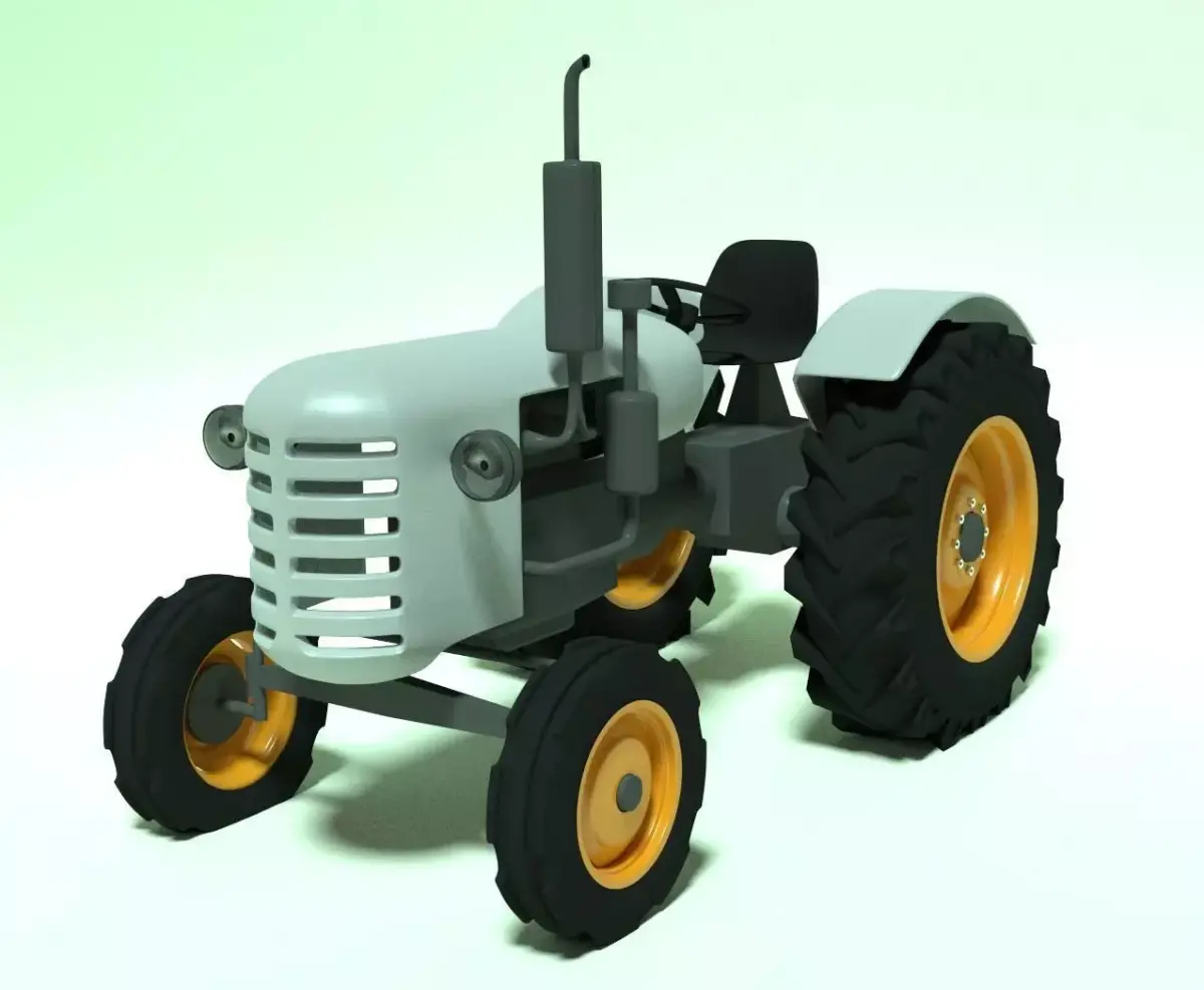 tractor toy 3D model purchase