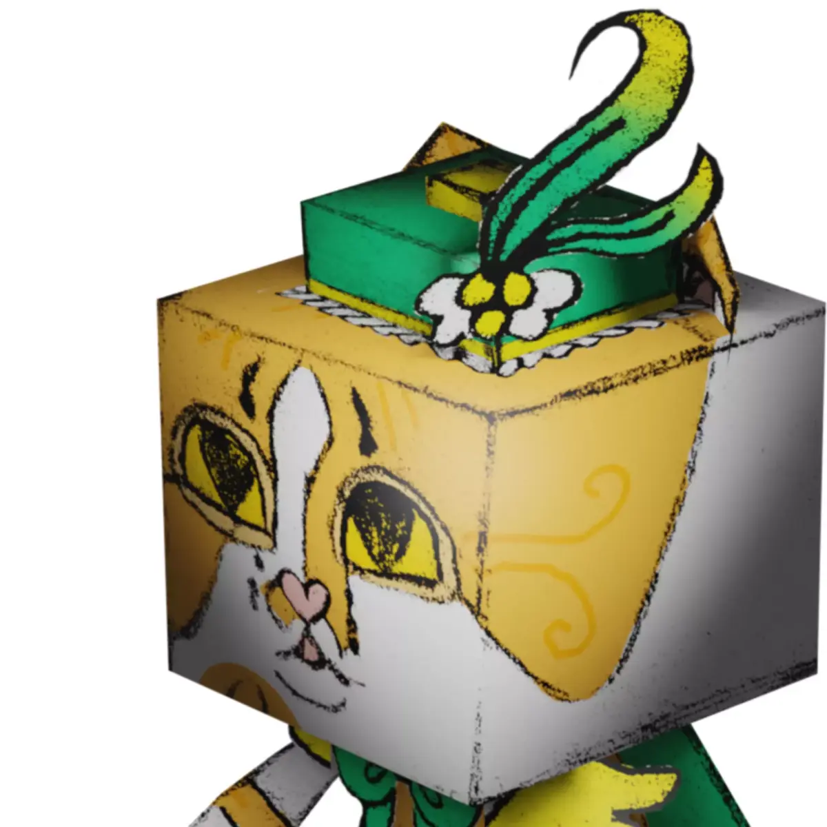 Butterloaf The Bard Free low-poly 3D model