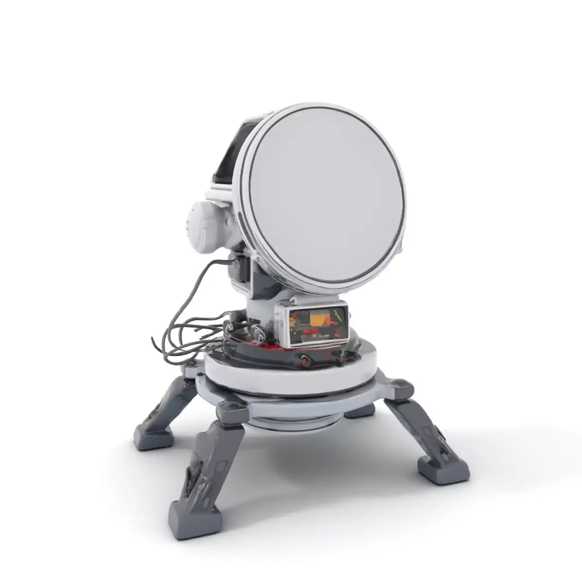 Advanced Radar Device model pack Low-poly 3D model