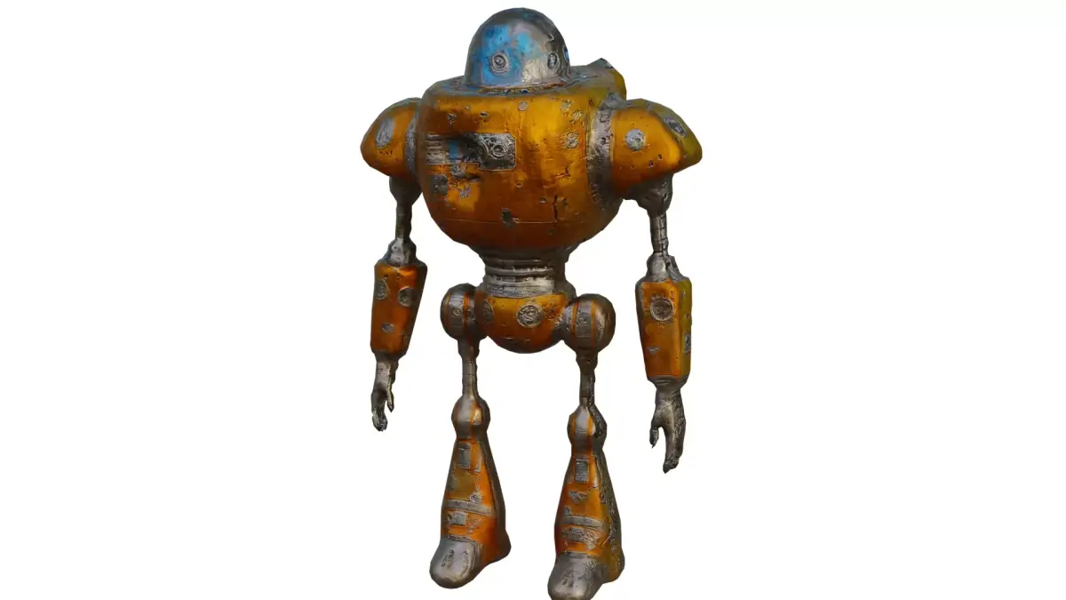 Robot Low-poly 3D model get