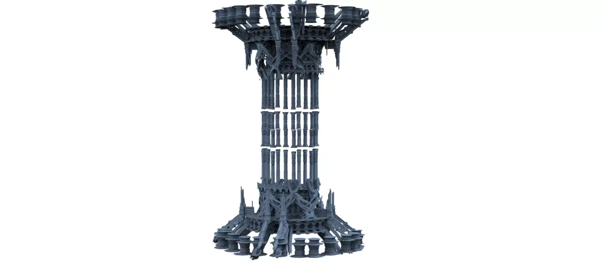 Pillar of Acadia city floor 2 3D model