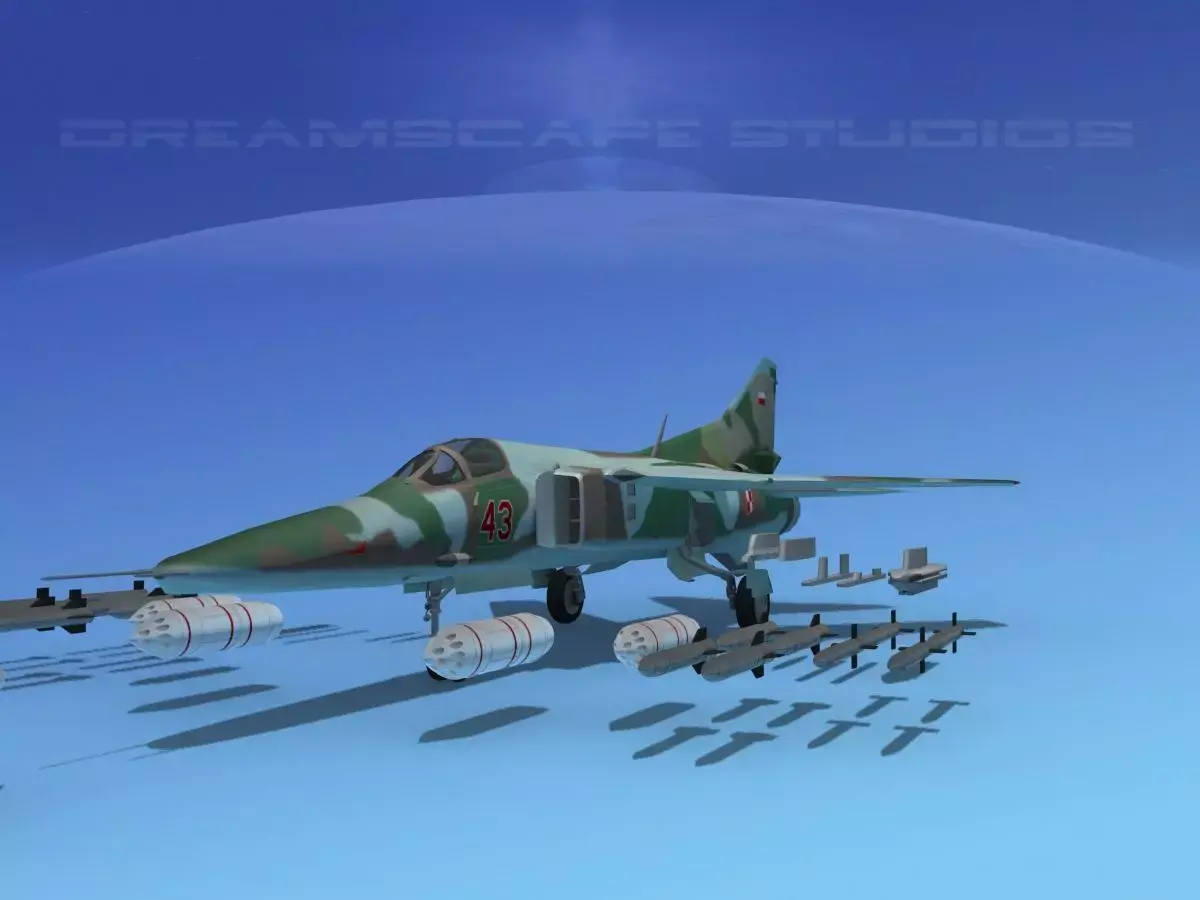 MIG-27 Flogger Poland 3D model