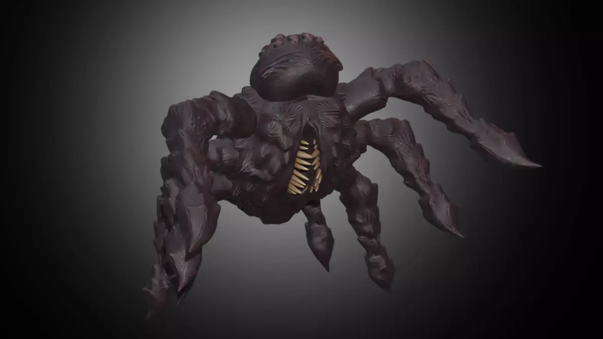 Monster Spider Low-poly 3D model