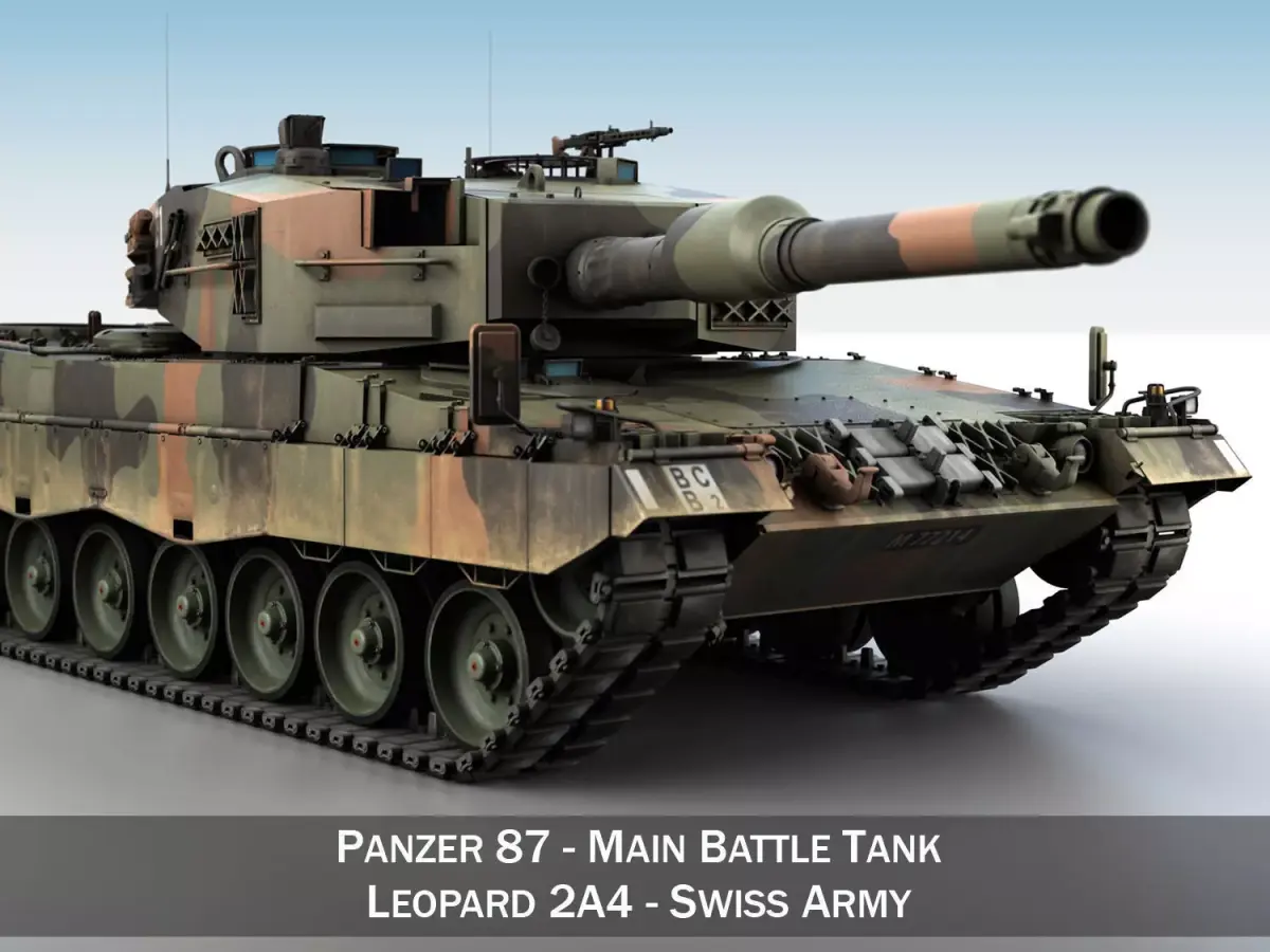 Panzer 87 - Swiss Army 3D model