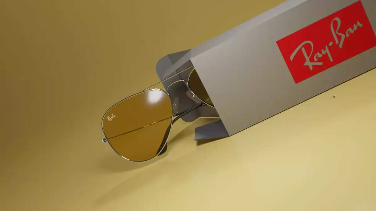 Rayban Goggles  3D model