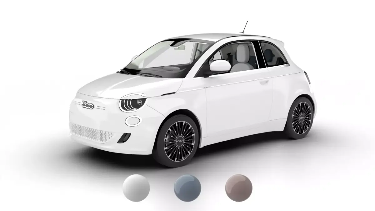 Fiat 500 2021 3d model 3D model