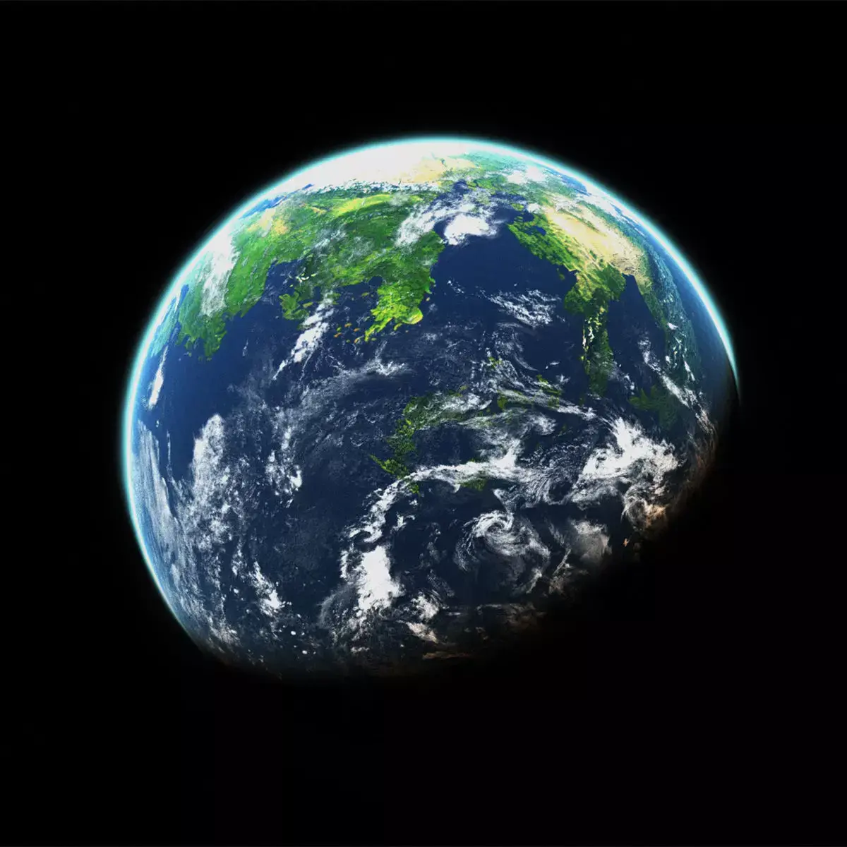Prehistoric Earth Low-poly 3D model