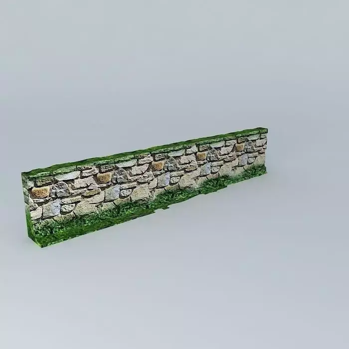 Eco Rail 3D Wall No.3 Old Steam Days Free 3D model