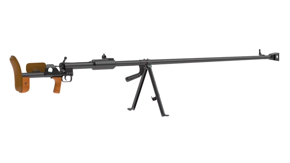 PTRD-41 machine gun 3D model