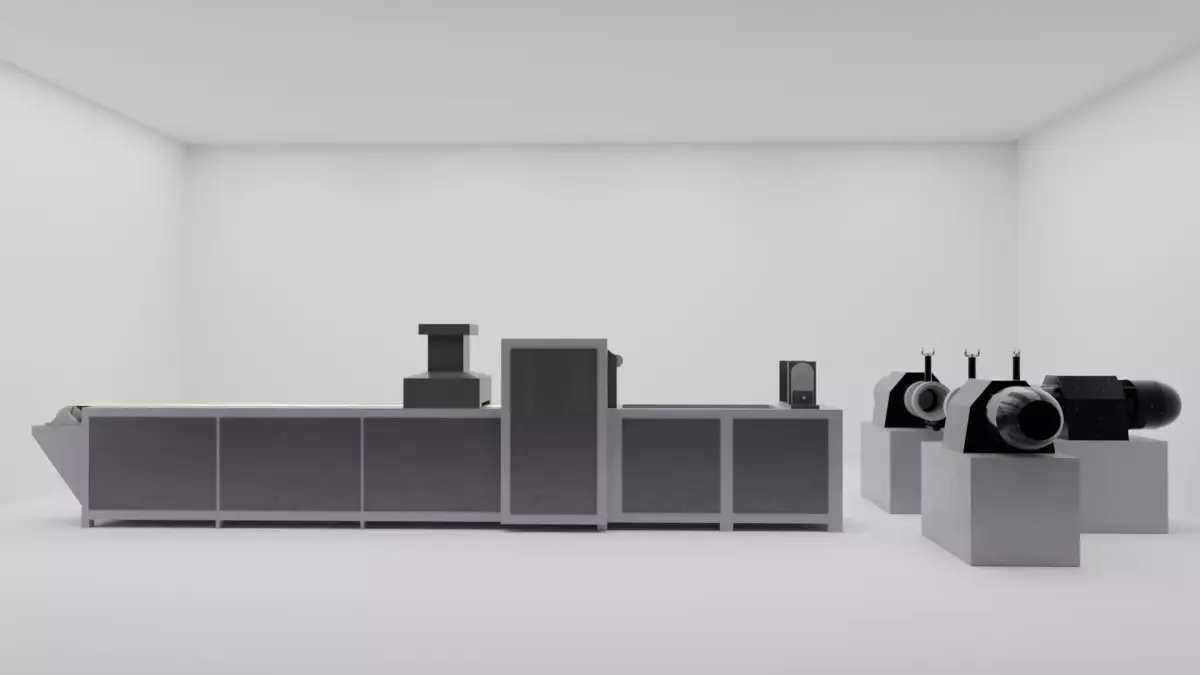 Color Foxing Extruder Machine 3D model