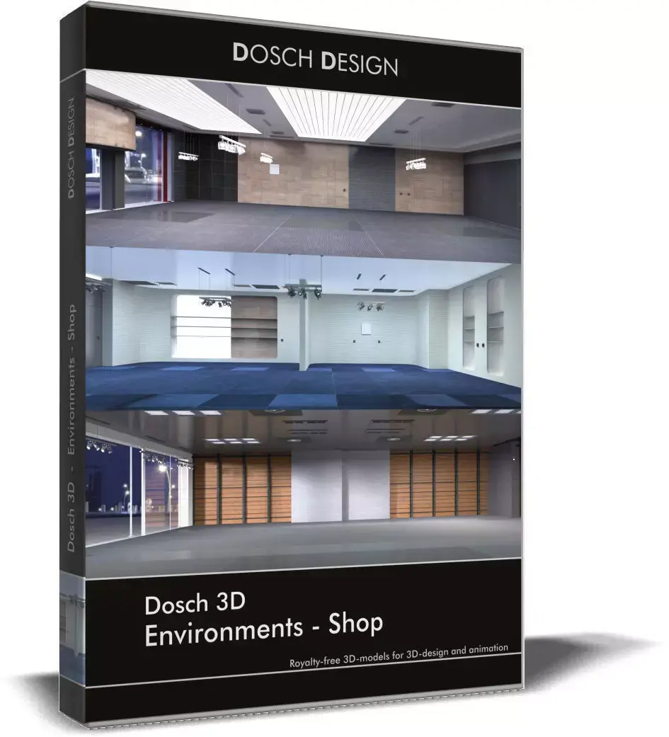 Dosch 3D - Environment - Shop 3D model
