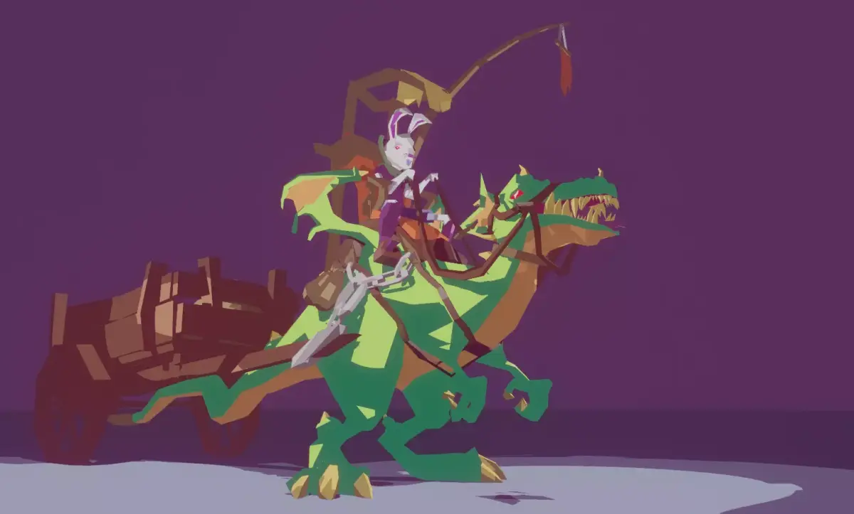Dragon Low-poly 3D model buy