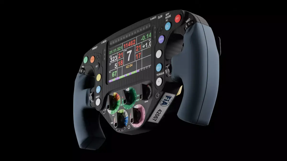 AMR26 2026 Steering Wheel Low-poly 3D model