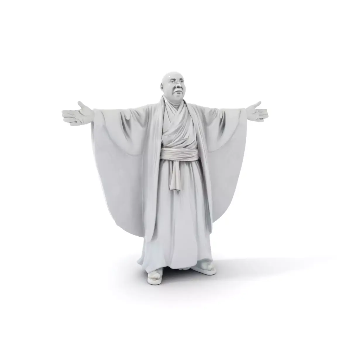 Zen Monk Serenity model pack Low-poly 3D model