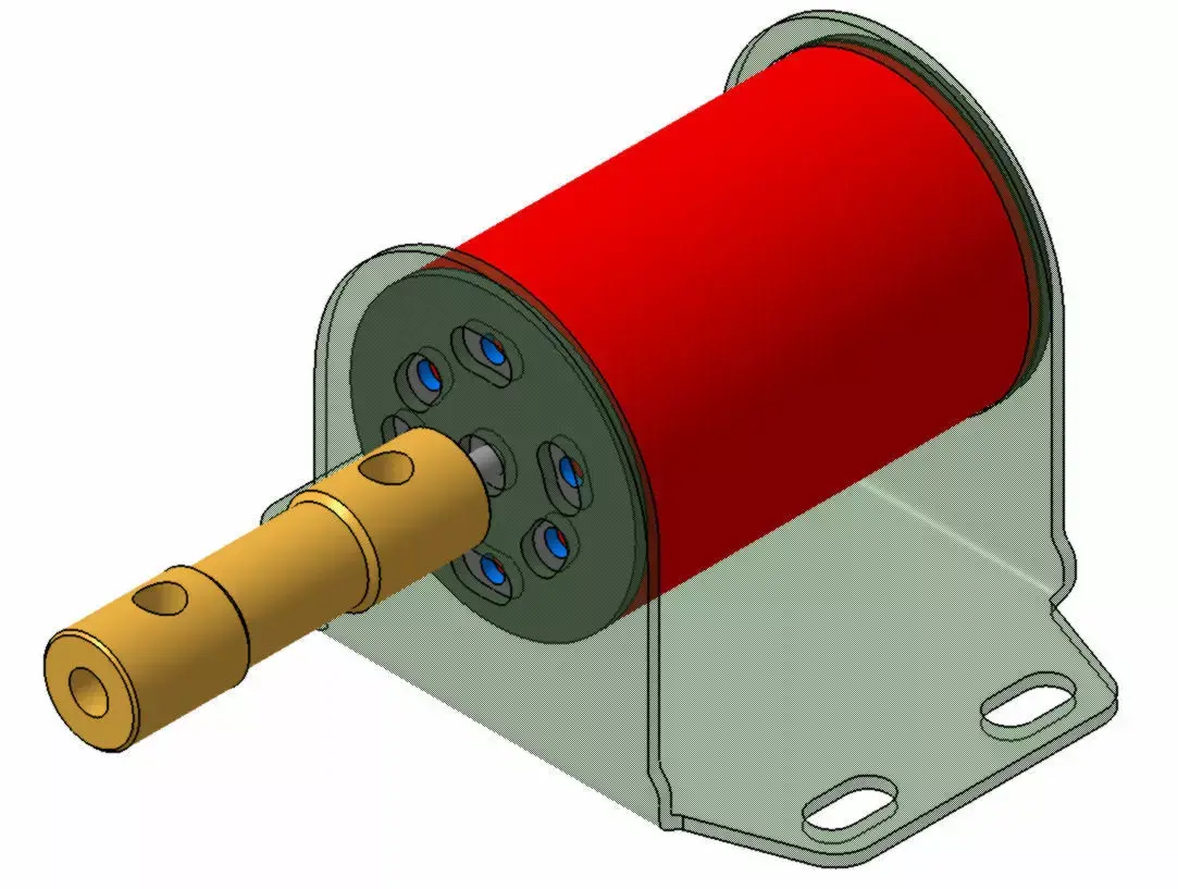 DC MOTOR ASSEMBLY Free 3D model