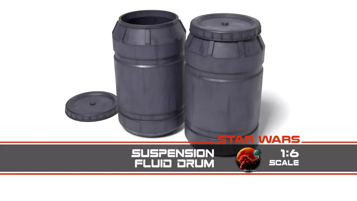 Suspension Fluid Drum 1-6 scale Hottoys  3D print model