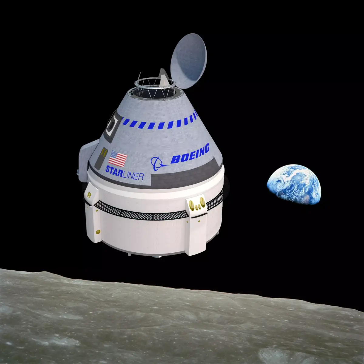 Boeing Starliner CST-100 3D model