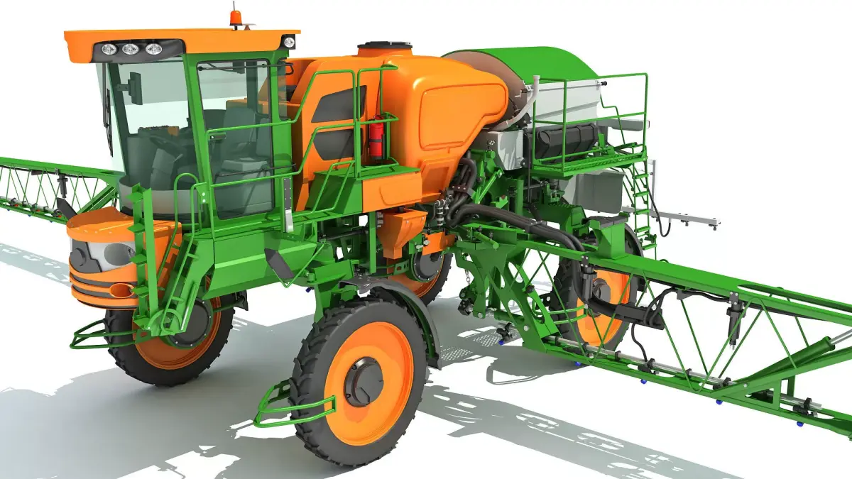 Sprayer and Spreader Machine 3D model purchase
