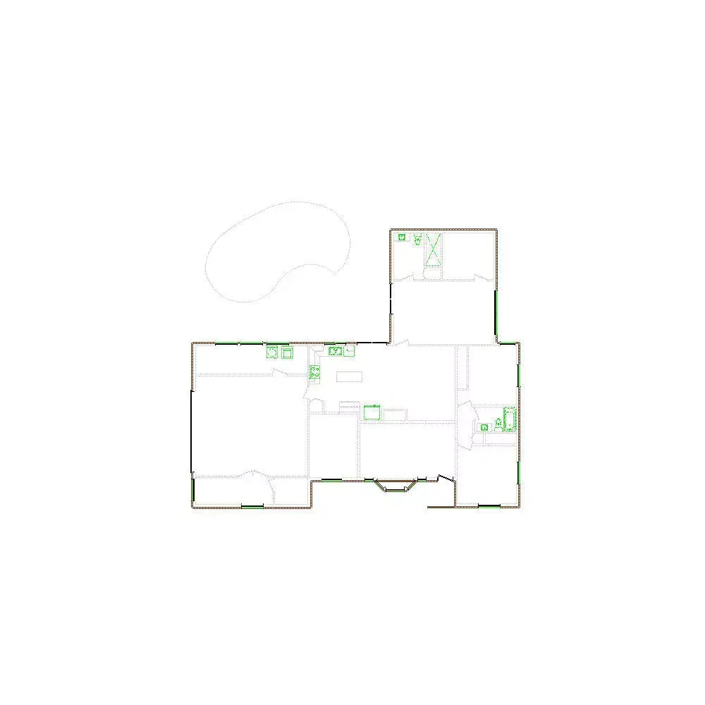 Detailed Exterior Sketch by Interior - 2001-2500 SF - Xactimate 3D model