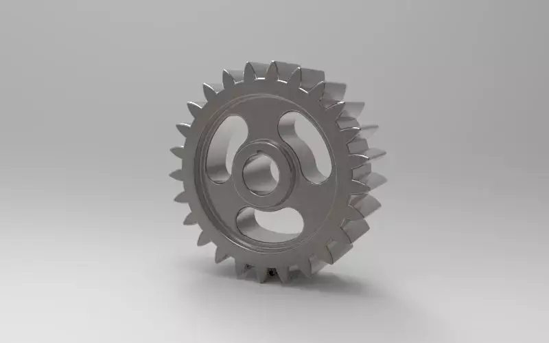Gears gear Low-poly 3D model