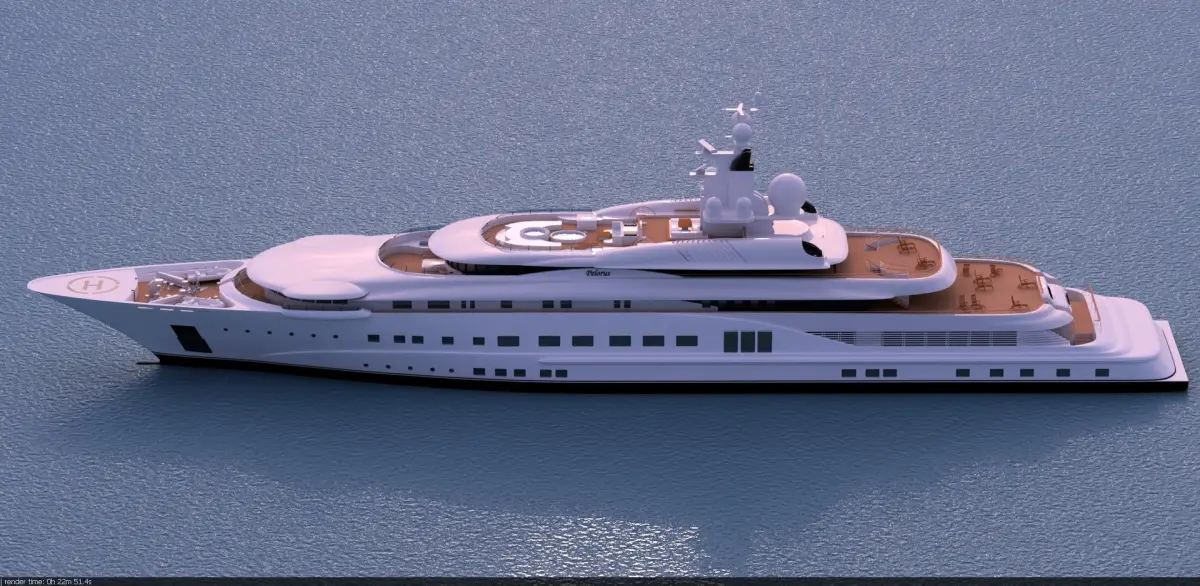 Superyacht Pelorus 3D model
