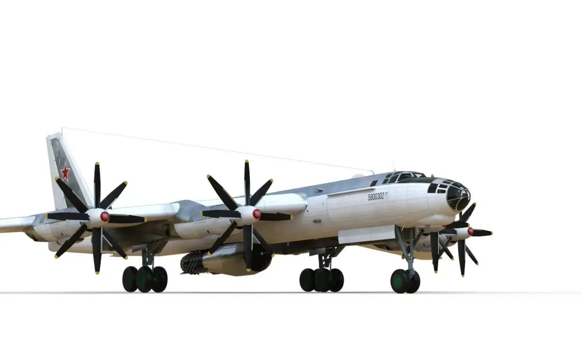 Tupolev Tu-95V Bear A Tsar Bomba 3D model
