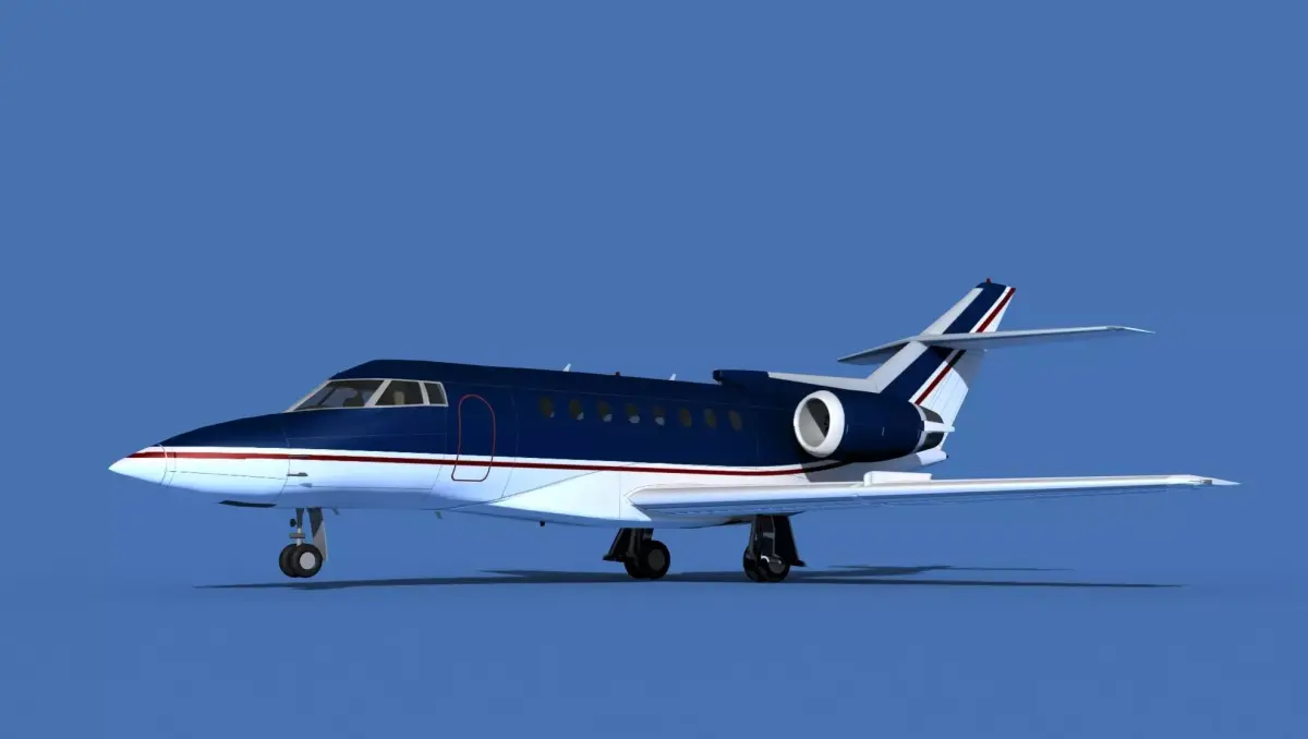 Hawker Siddley 1000 V15 3D model