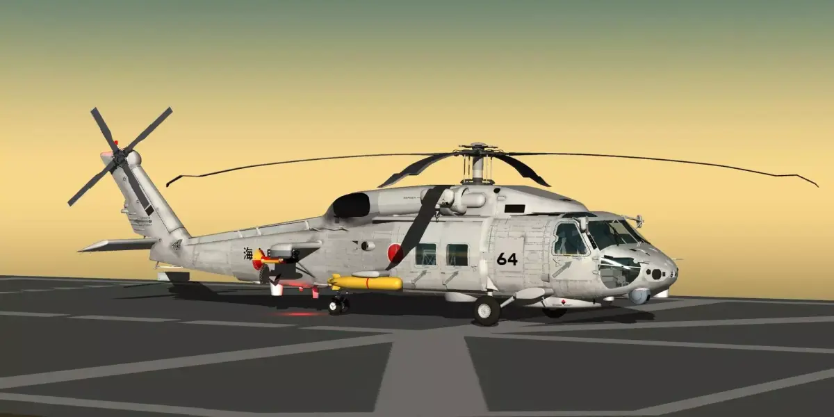JMSDF SH-60K NEW Modeling 3D model