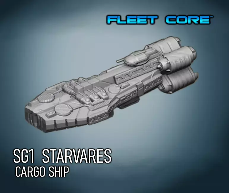 FLEET CORE - SG1 STARVARES CARGO CRUISER 3D print model