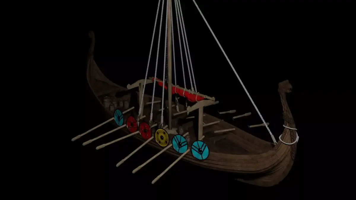Drakkar from Vikings serie 3D model