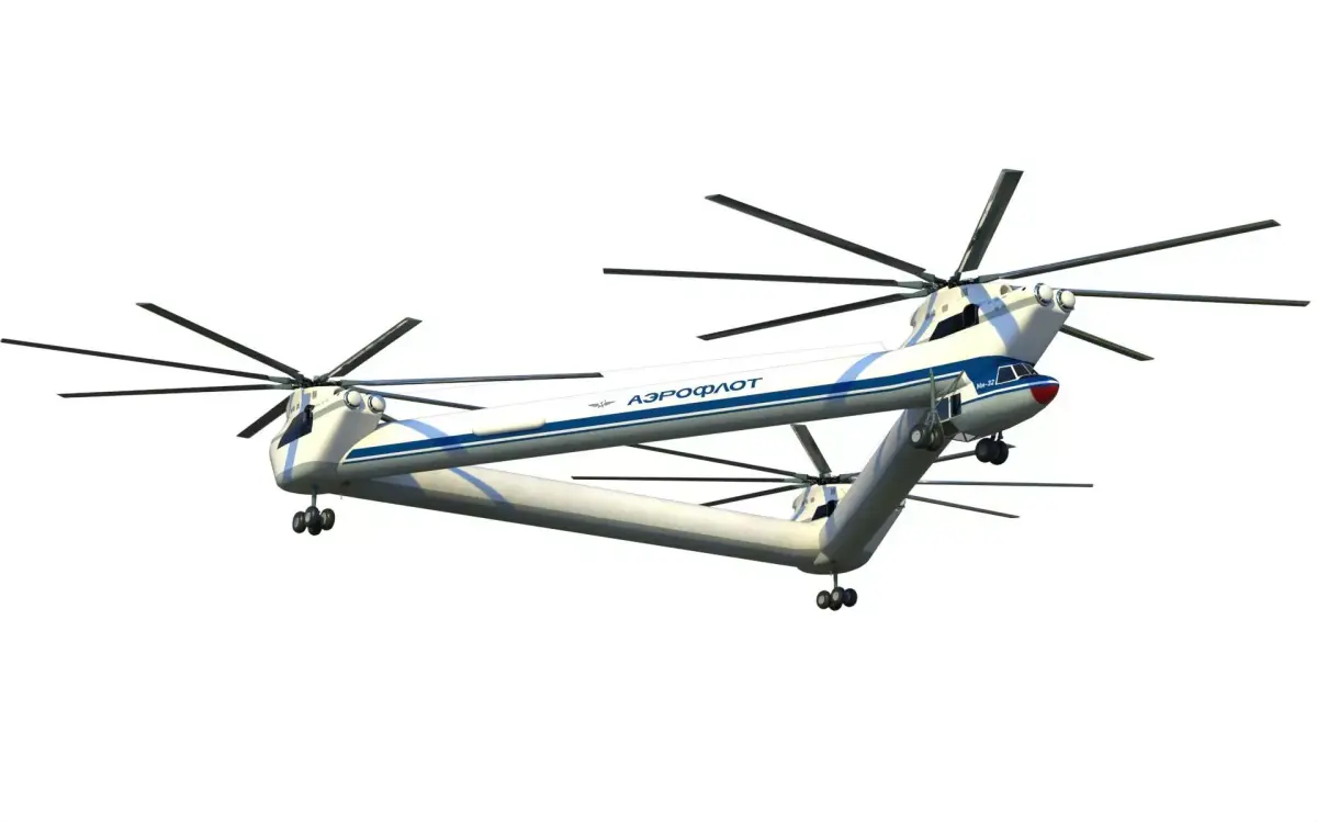 Mil Mi-32 Heavy helicopter 3D model