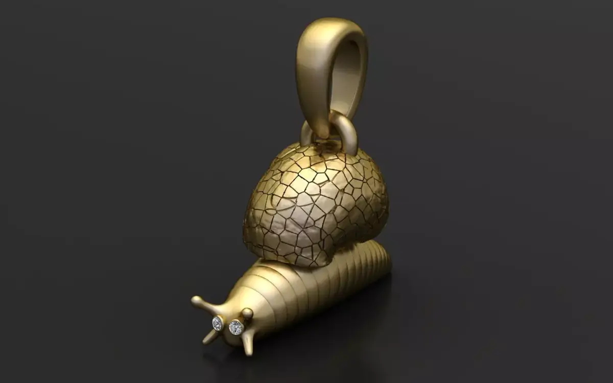 SNAIL INSECT PENDANT 3D PRINTABLE MODEL 3D print model