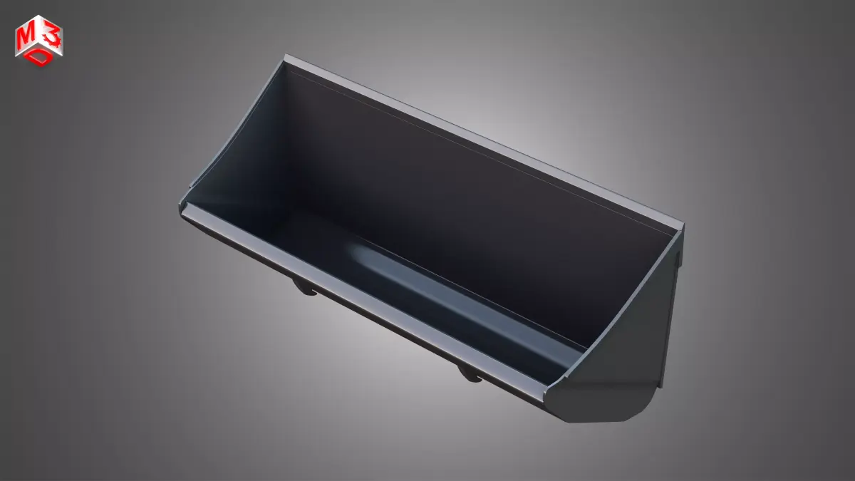 Universal Bucket - Front Loader 3D model