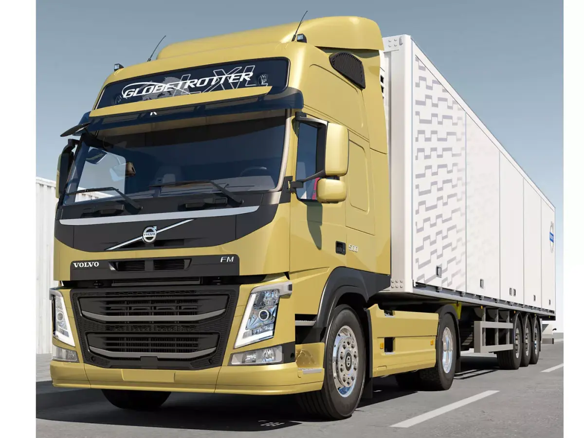 VOLVO FM 2013 With Trailer 3D model