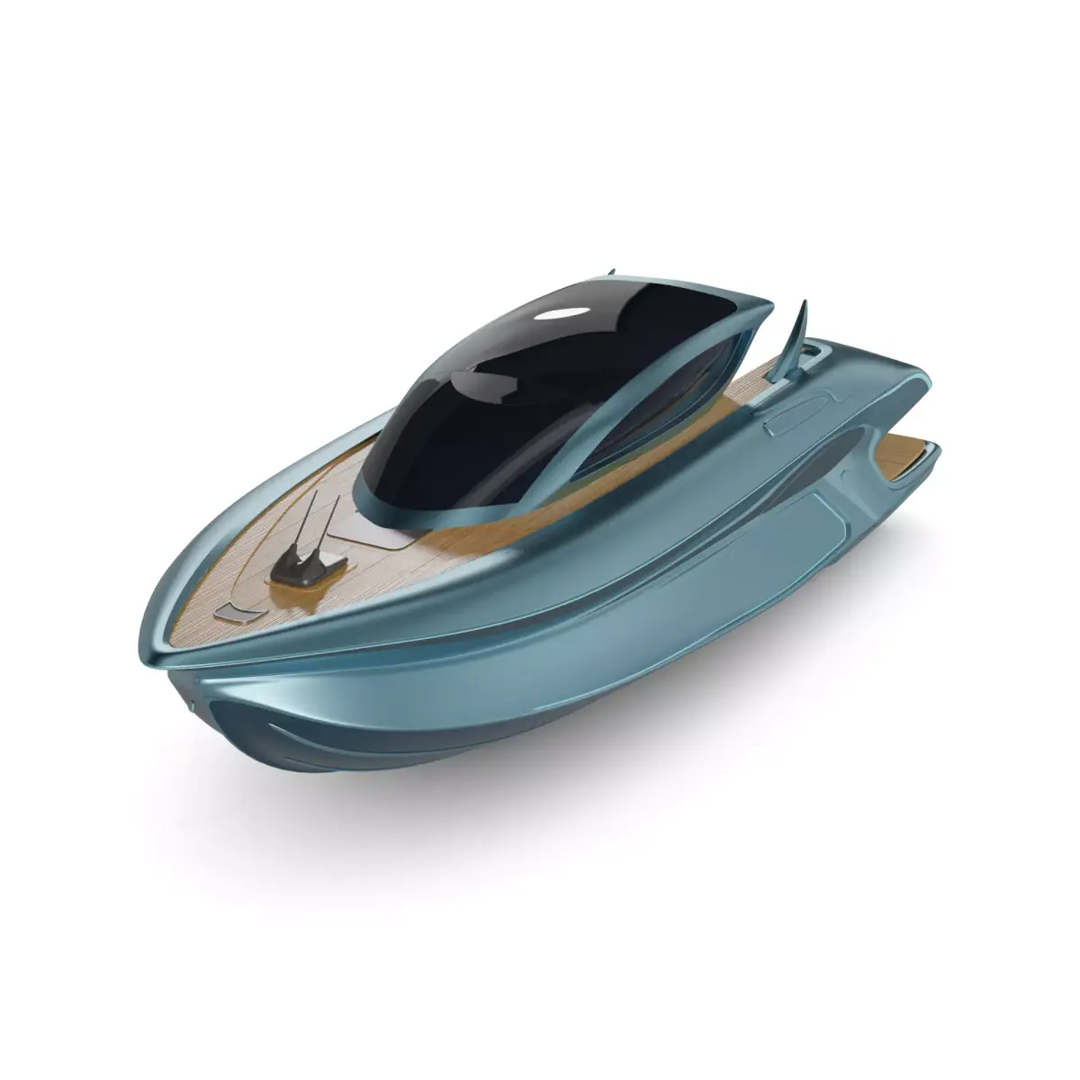 Electric Motorboat 3D model