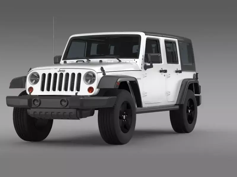 Jeep Wrangler Call of Duty Black Ops 3D model