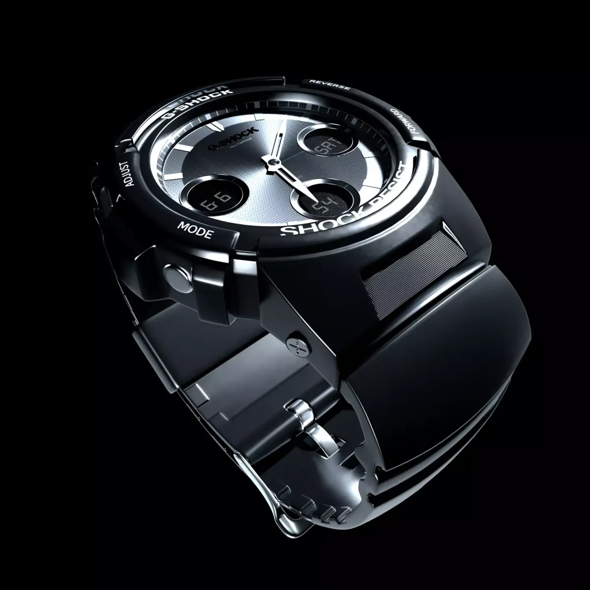 G-SHOCK SHOCK RESIST 3D model Low-poly 3D model