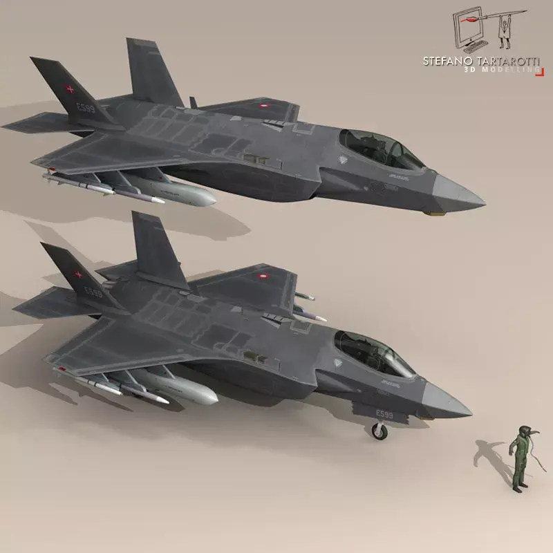 F35A - Royal Danish Air Force 3D model
