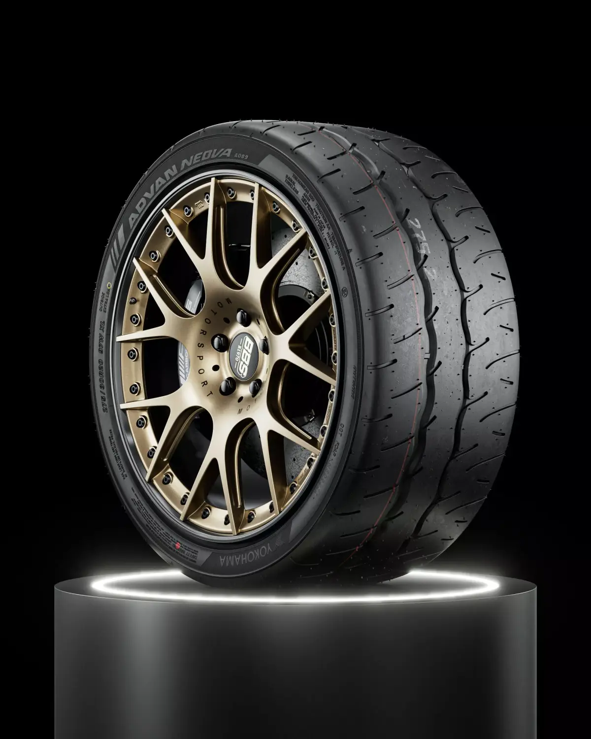 Yokohama Advan Neova AD9 275 30 ZR20 97W XL 3D model