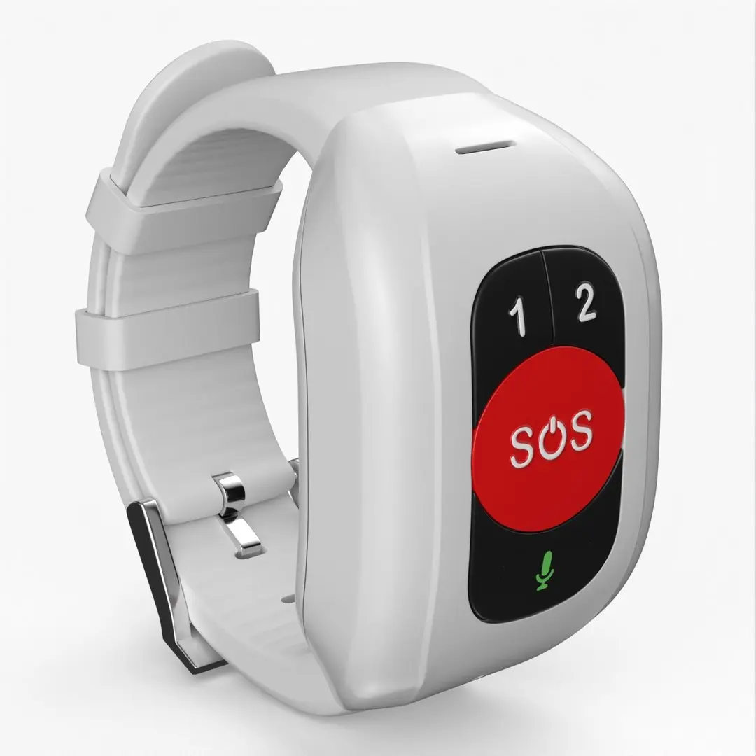 Emergency Call Watch for Seniors White 3D model