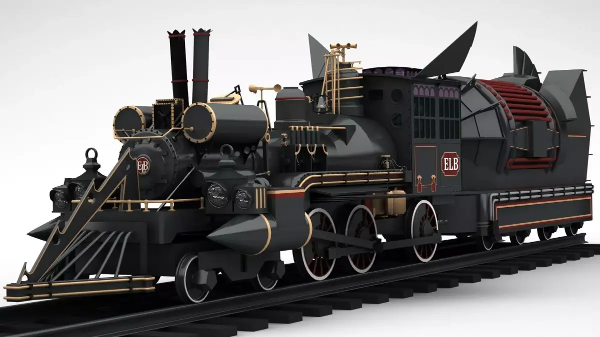Jules Verne Time Train 3D model