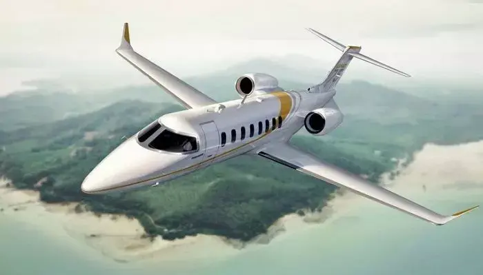 learjet private jets in philippines 3D model